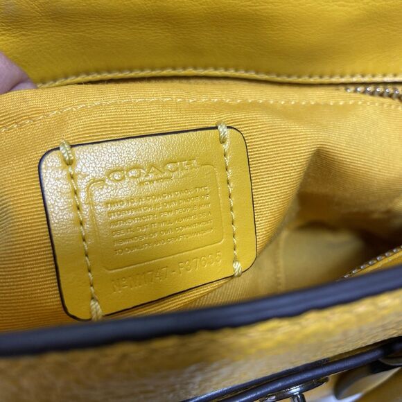 Coach Yellow Mini Blake Caryall - Picture 8 of 11
